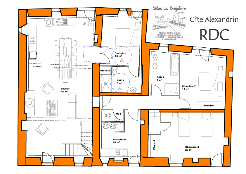 Plan-RDC-Gite-Alexandrin