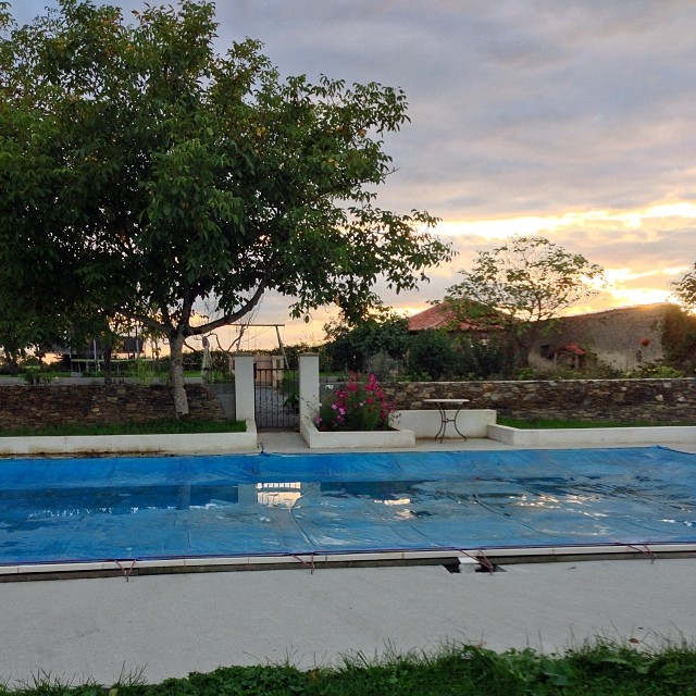 Hivernage de la piscine à la Bréjolière
