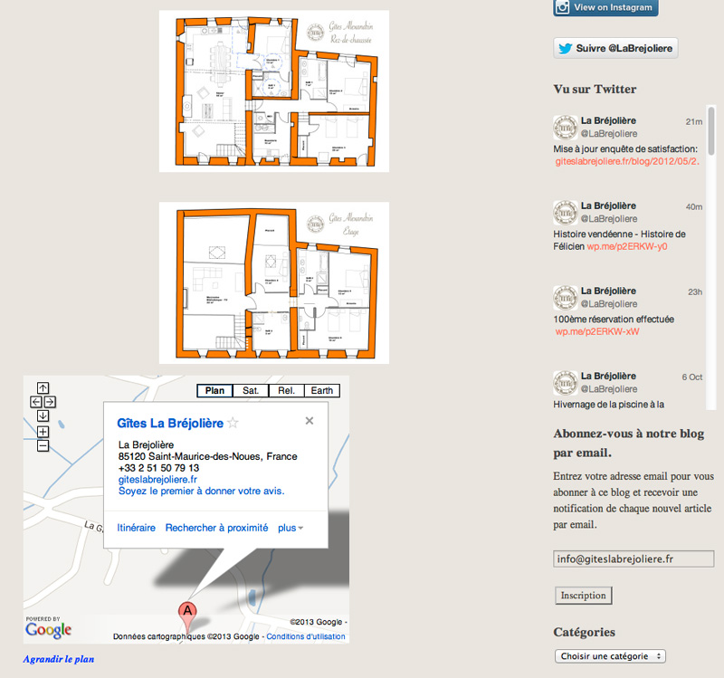 Google-maps-gite-La-Brejoliere