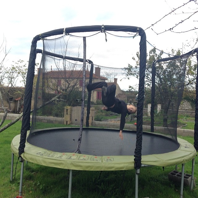 Remise en état des protections du trampoline #glb