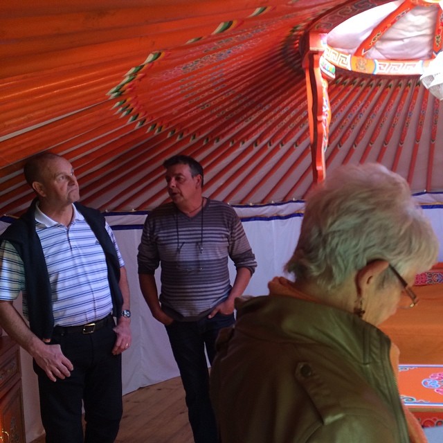 Visite des Yourtes du Bocage à Bazoges en Pareds