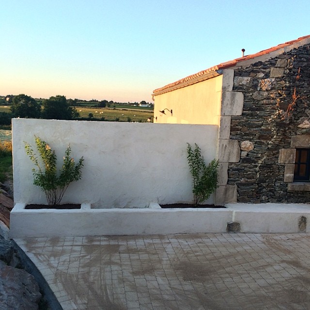 La terrasse du Spa avance