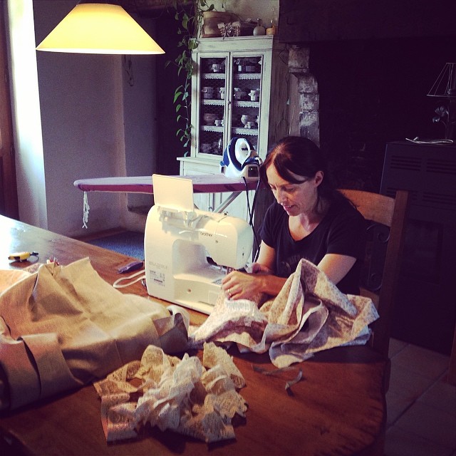 Couture des rideaux