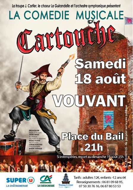 Affiche comédie musicale cartouche