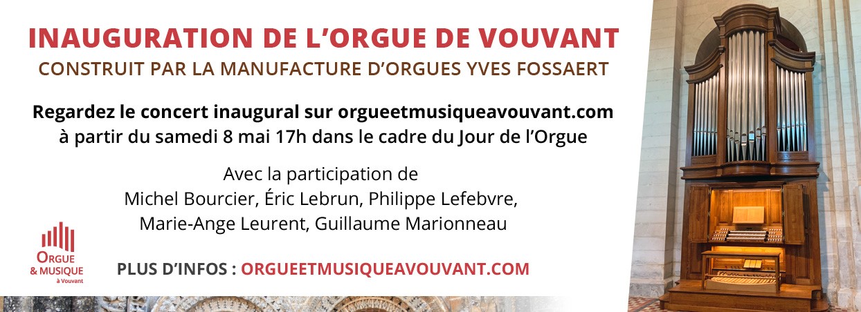Inauguration orgue à Vouvant proche Gîtes La Bréjolière