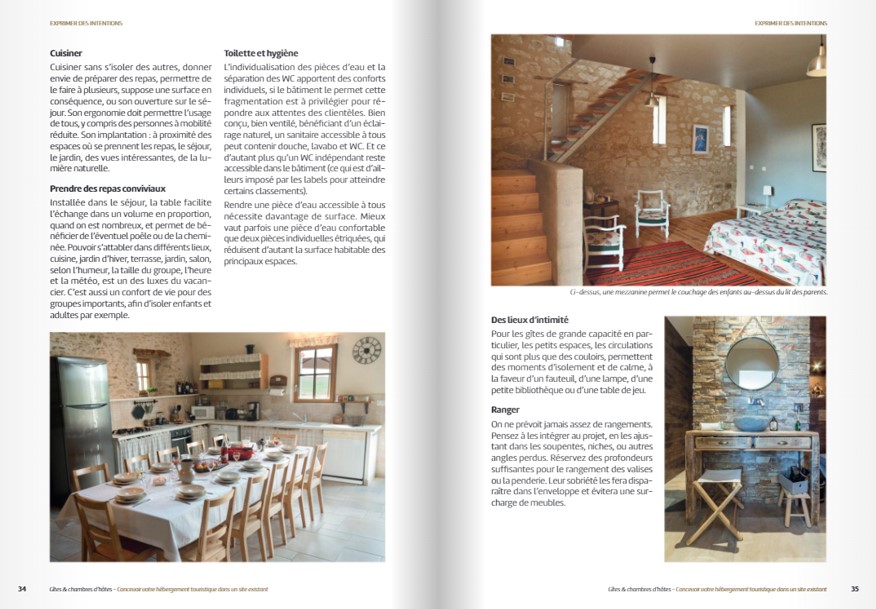 Illustration cuisine gîte Alexandrin La Bréjolière
