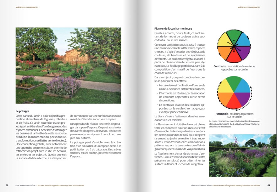 Illustration Jardin des senteurs Gîtes La Bréjolière